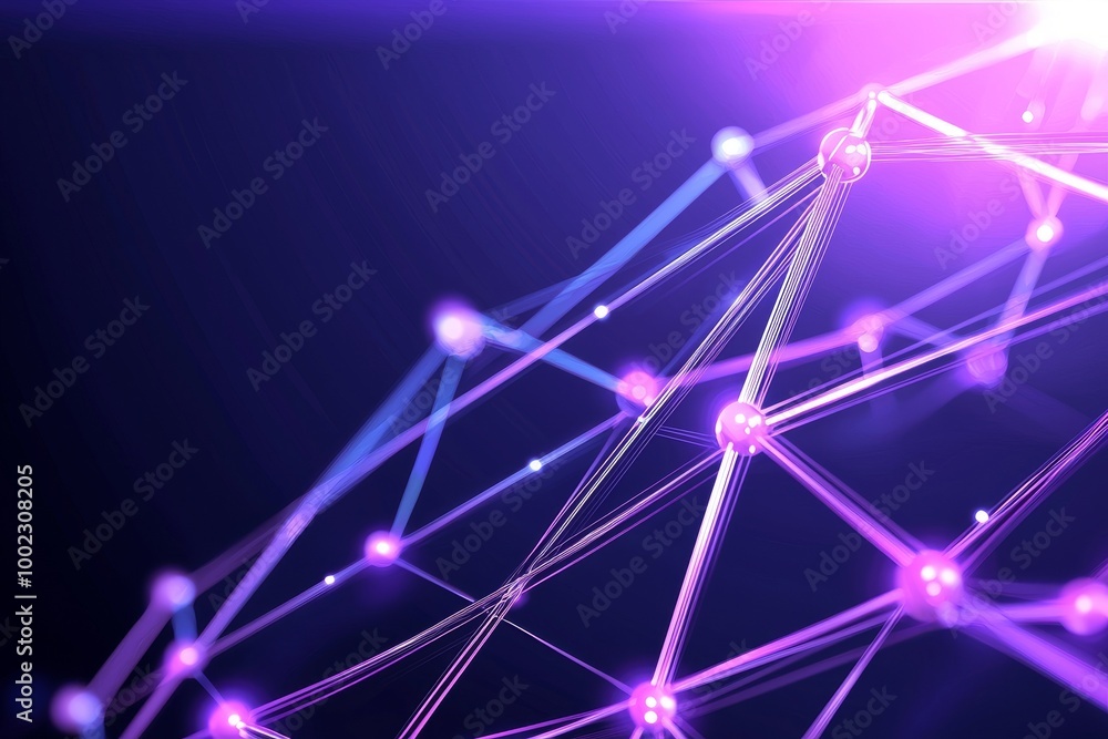 Poster this futuristic abstract technology background illustrates data flow, business analytics, and stock 