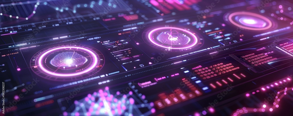Poster quantum internet dashboard with real time quantum state monitoring