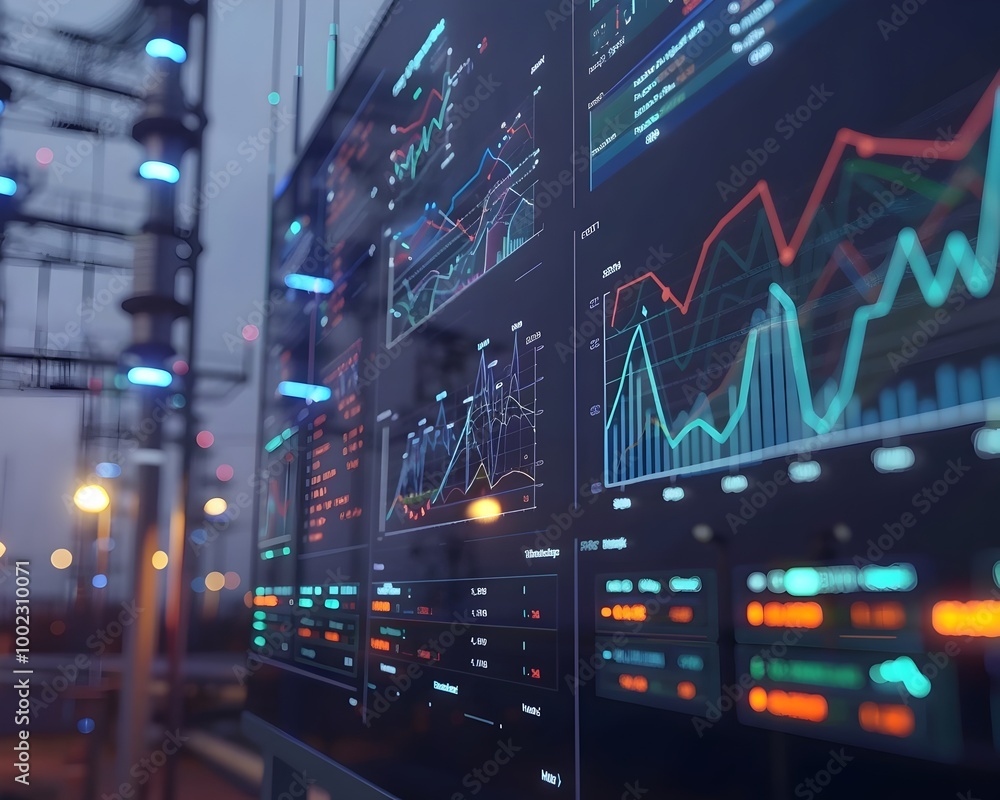 Poster real time smart grid monitoring and stability visualization on modern digital dashboard