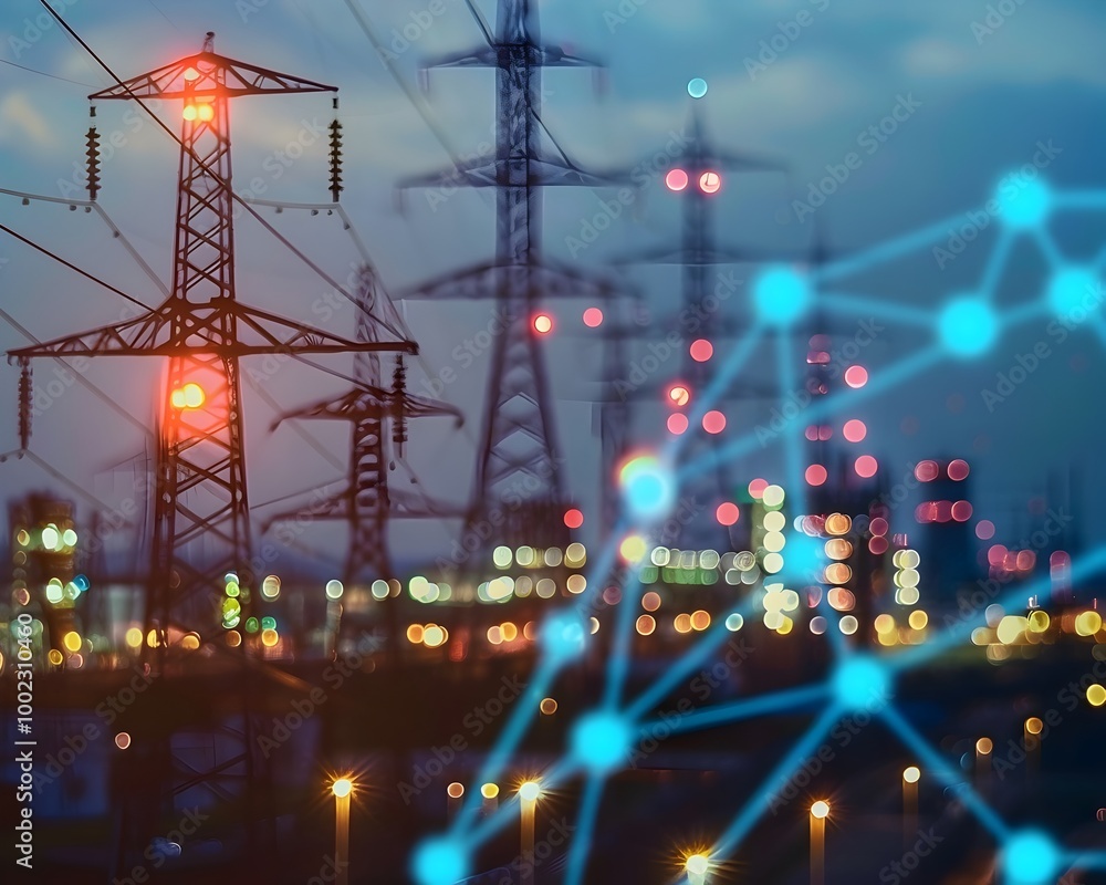 Poster smart grid technology integrating iot devices for optimized industrial energy use