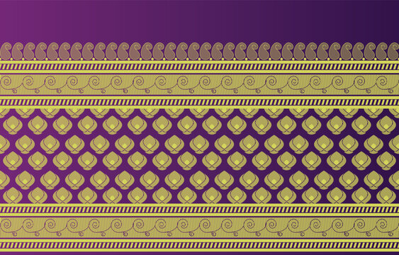 beautiful graphic saree design and this sari design is in Indian style which is for textile fashion industry and it can be used as wallpaper backdrop and website bg this style is originated in india