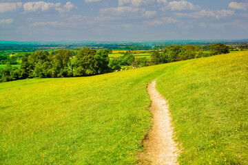 The chitern hills buckinghamshire england uk