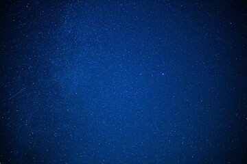 Night sky with stars and milky way