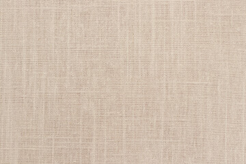 Brown linen fabric texture background, seamless pattern of natural textile.