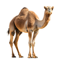 camel isolated on white