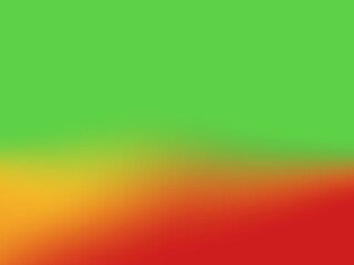 A green background with a red and yellow gradient