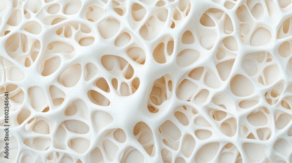 Poster abstract white texture with organic patterns and shapes