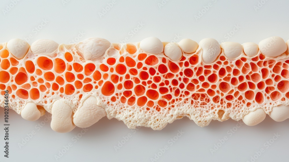Poster abstract close-up of colorful honeycomb structure