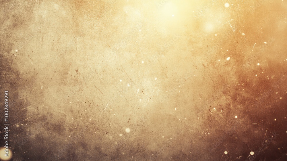 Poster a textured background with warm tones and subtle light effects, ideal for design projects.