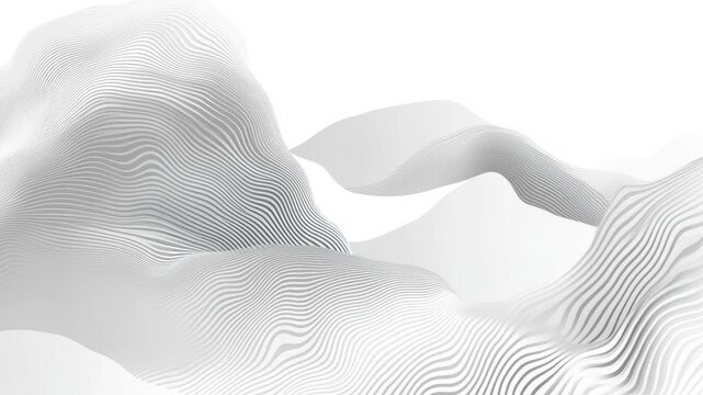 simple abstract white wavy trendy beautiful white curve background