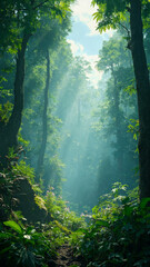 Fototapeta premium Enchanted Forest Road