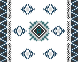 abstract Traditional geometric ethnic fabric pattern ornate elements with ethnic patterns design for textiles, rugs, clothing, sarong, scarf, batik, wrap, embroidery, print, curtain, carpe