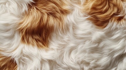 a dog fur texture, showing short, coarse hairs in shades of brown and white, giving a rough yet soft appearance.