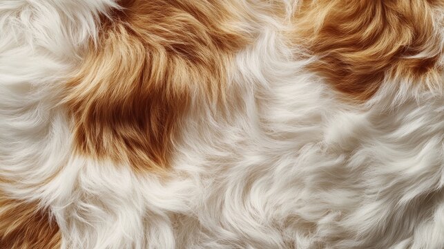 a dog fur texture, showing short, coarse hairs in shades of brown and white, giving a rough yet soft appearance.