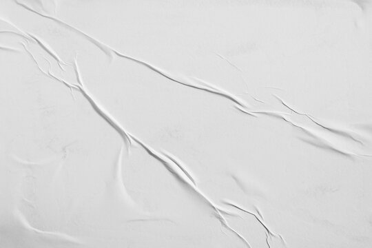 White wheat paste poster style texture background with diagonal composition