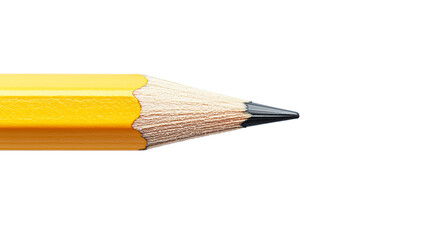 Pencil isolated on transparent or white background