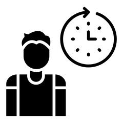 Anti Aging Diet Icon Style