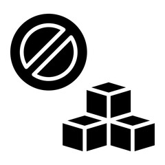 No Added Sugar Icon Style