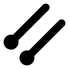 Glass Rod Icon Style