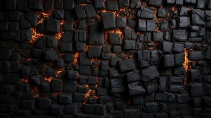 Obraz premium Free Photo luxuriously burnt wall texture on a deep charcoal background sets the scene for a visually captivating design aesthetic. 