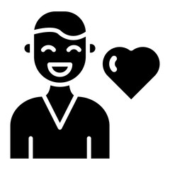 Happy Man Icon Style