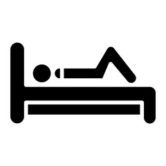 Lying Down Icon Style