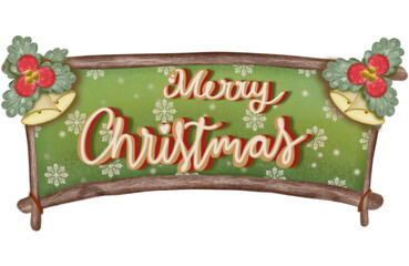 Merry Christmas Decoration cute, hand drawn isolated on a transparent background for Christmas and New Year holiday, baubles for Christmas project.