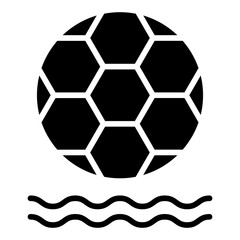 Obraz premium Beach Soccer Icon Style