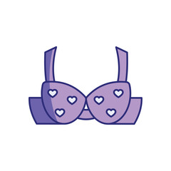 Bra vector icon