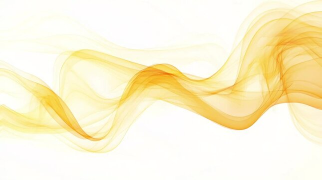 The smoke wallpaper is a combination of light yellow and gold on a white background. Virtual 4K video animation background with looping time lapse with very smooth graphics.