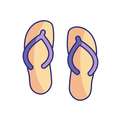 Flip Flops vector icon