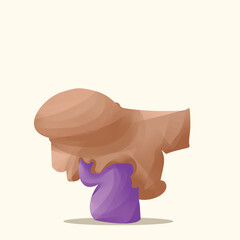 cute tree. playful and warm concept. autumn and nature themes