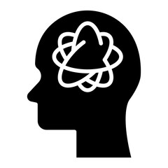 Mental Disorder Icon Style