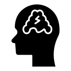 Schizophrenia Icon Style