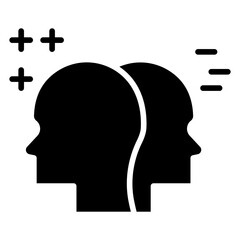 Bipolar Disorder Icon Style