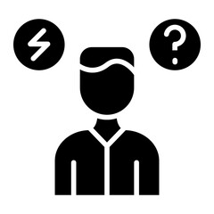 Anxiety Disorder Icon Style