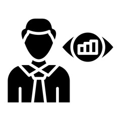 Business Vision Icon Style