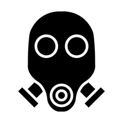 Gas Mask Icon Style