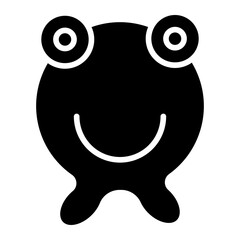 Knitted Frog Icon Style