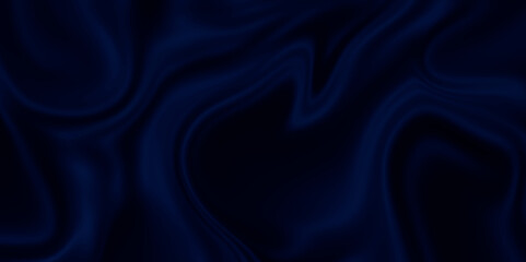 Abstract smooth fabric canvas cloth satin silk. Modern flowing pattern rich clothing luxury and stylish wave silk. Blue flowing curve and shiny silk.	