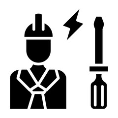 Electrician icon style