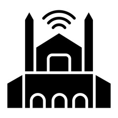Smart city icon style