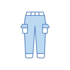 Pants vector icon