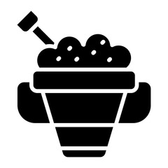 Beach Bucket icon style