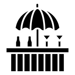 Beach Bar icon style