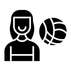 Lady Player icon style