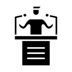 Politician icon style