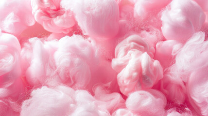 background with pink cotton candy, AI Generative