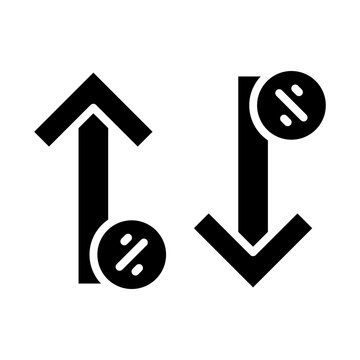 Increase and Decrease icon style