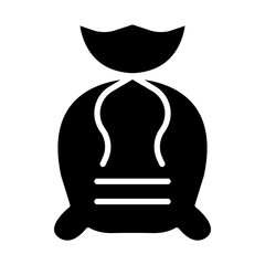 Laundry Bag icon style